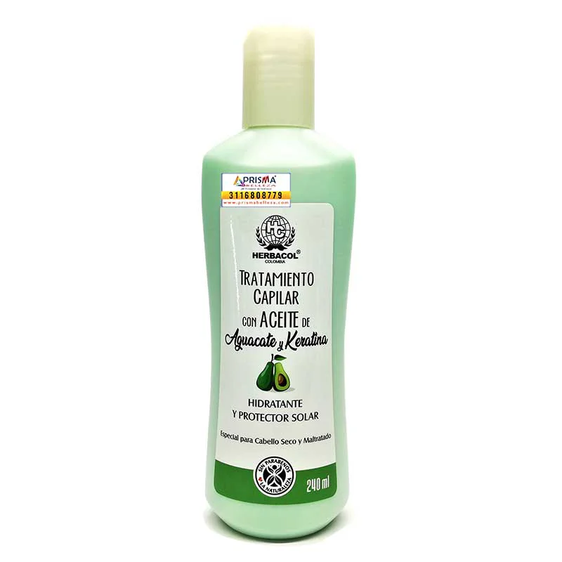 Tratamiento de Aguacate y Keratina Herbacol