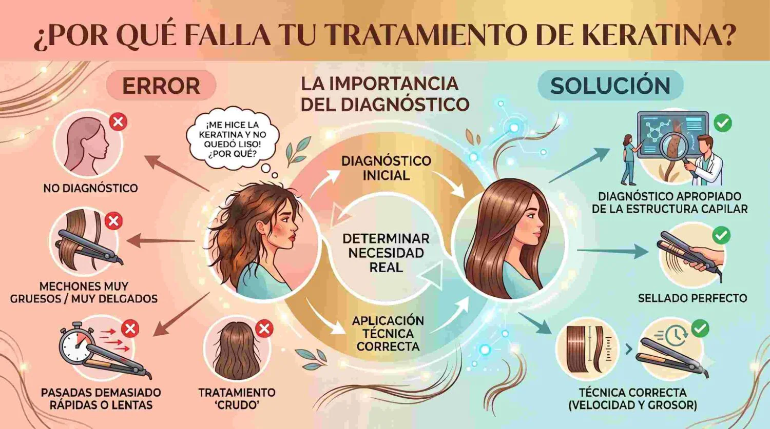 Me hice la keratina y no me quedó liso - Diagnostico