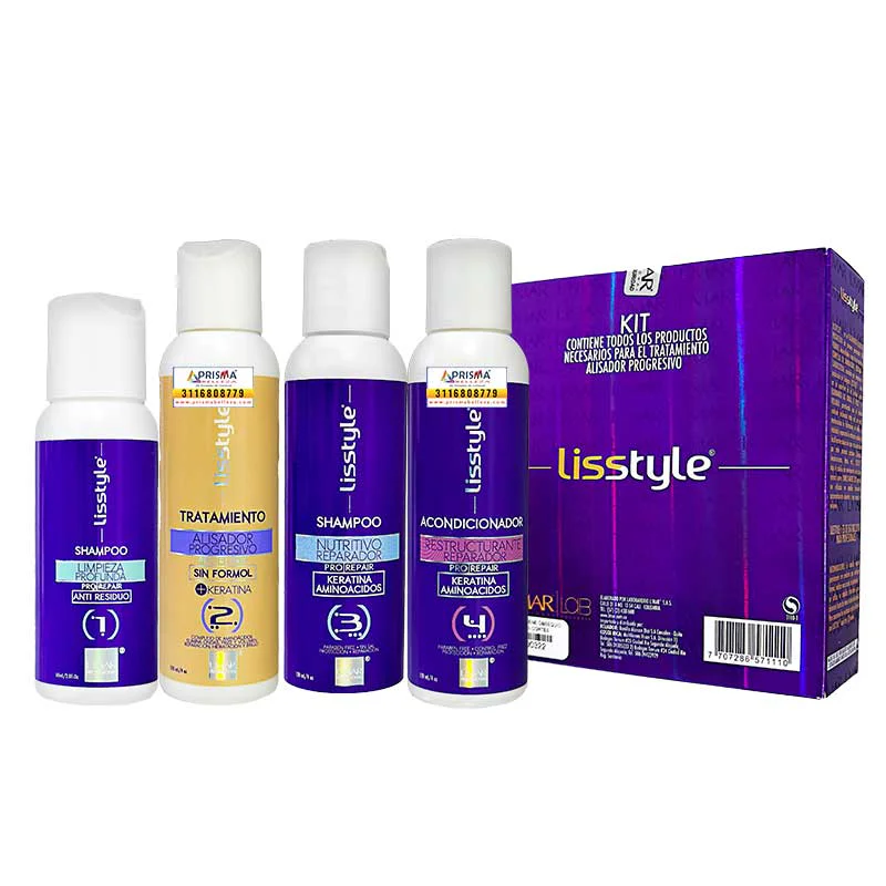 Keratina Lisstyle 120 ml 4 Pasos